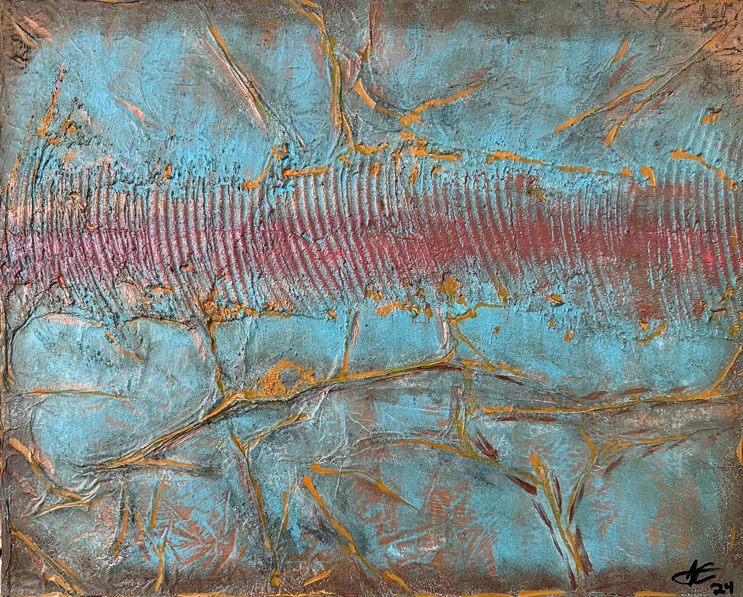 Ferrugo, Anthony Cuozzo
Mixed Media, 20"x26", $225