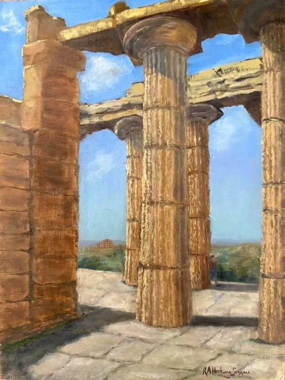 Sicily -  Temple at Selinunte. Rosemary Hocking-Sanzari