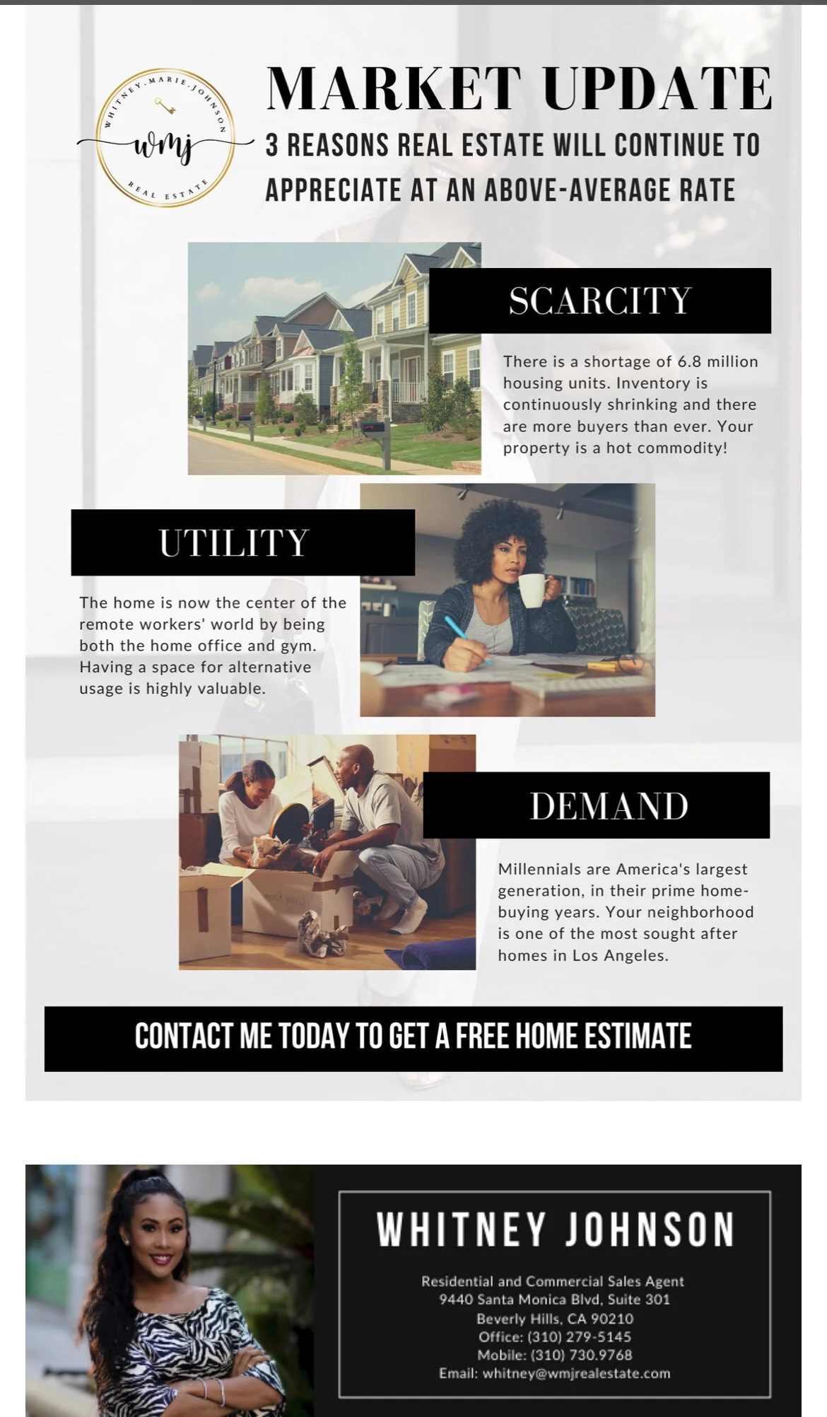 3 Reasons Real Estate will continue to Appreciate at an ABOVE- Average Rate 