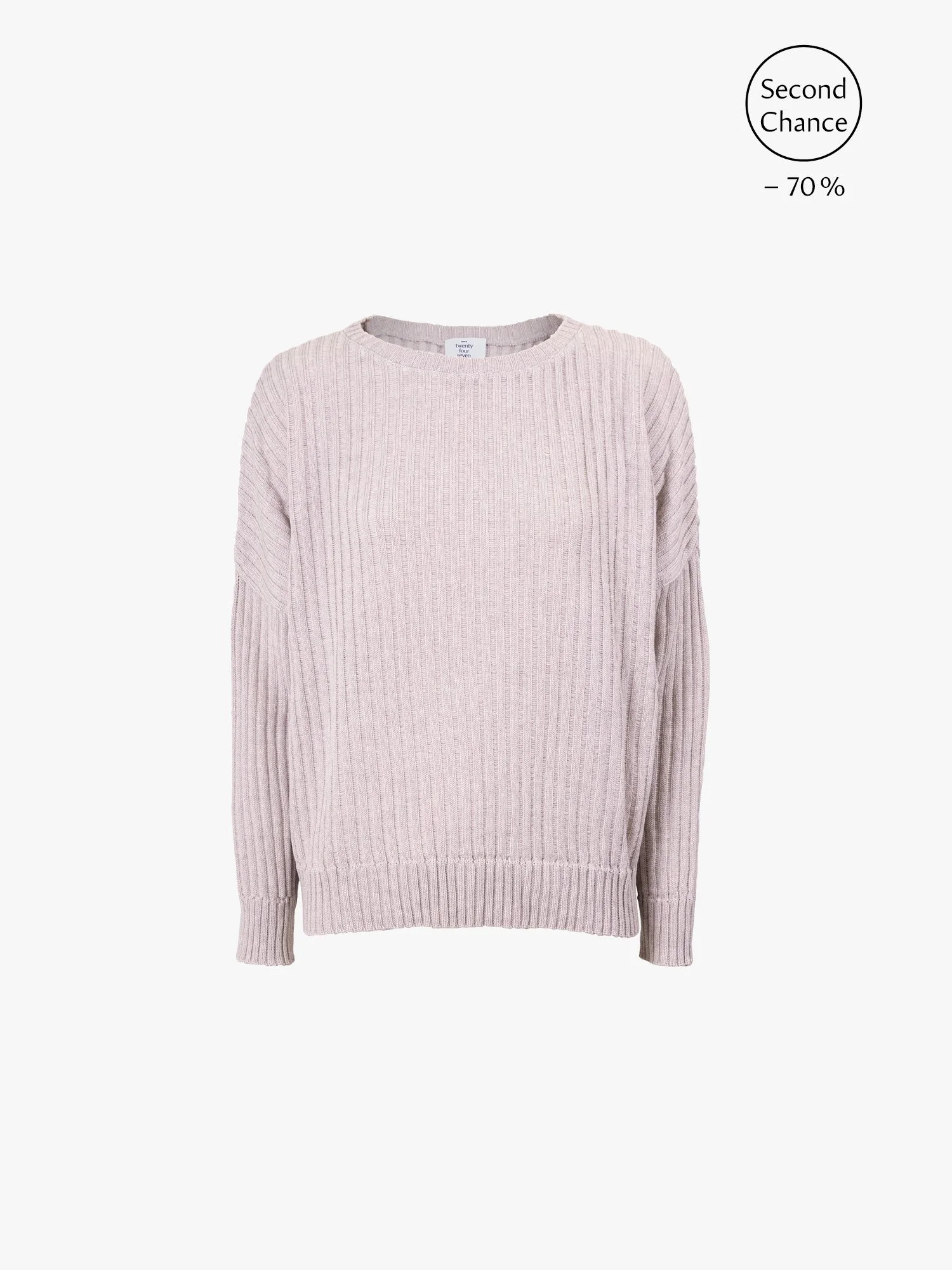 Pullover 4.10 Merino Hellbraun meliert