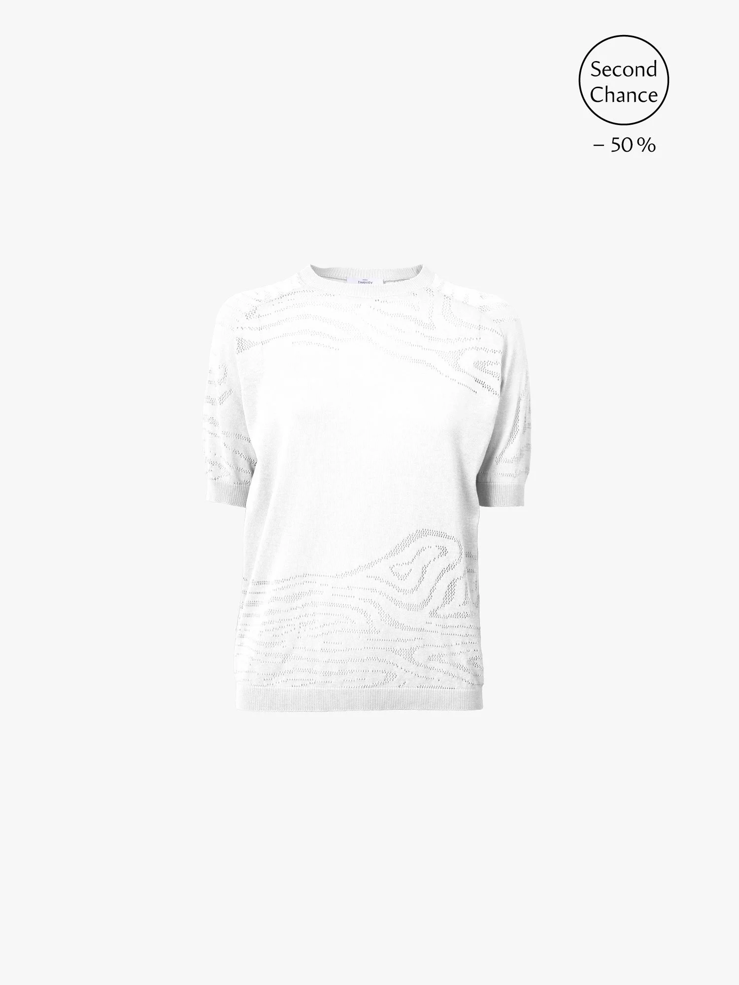 T-Shirt 12.3 Organic Cotton + Weiss