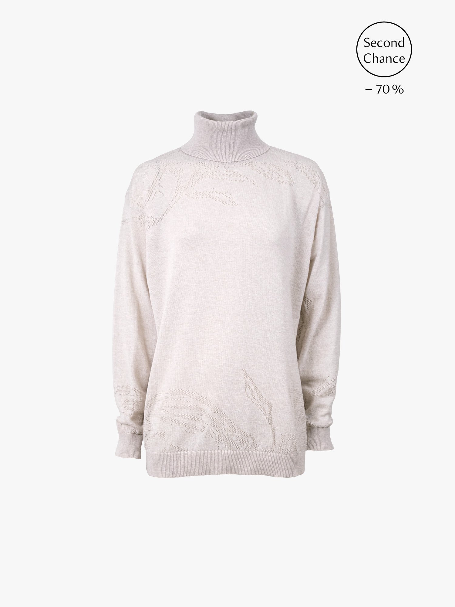 Turtleneck 2.19 Fine Merino/Cashmere Hellbraun