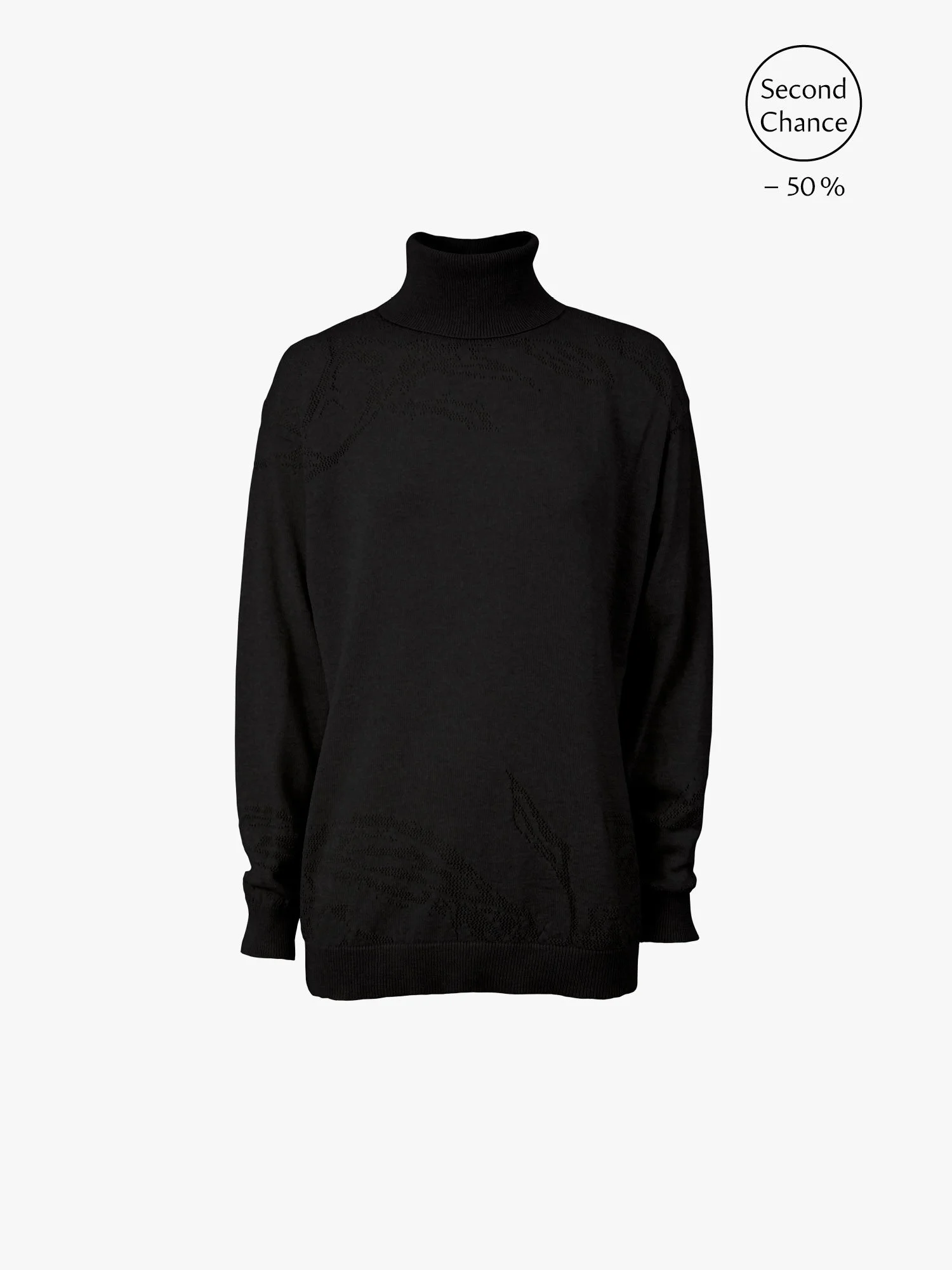 Turtleneck 2.19 Fine Merino/Cashmere Schwarz