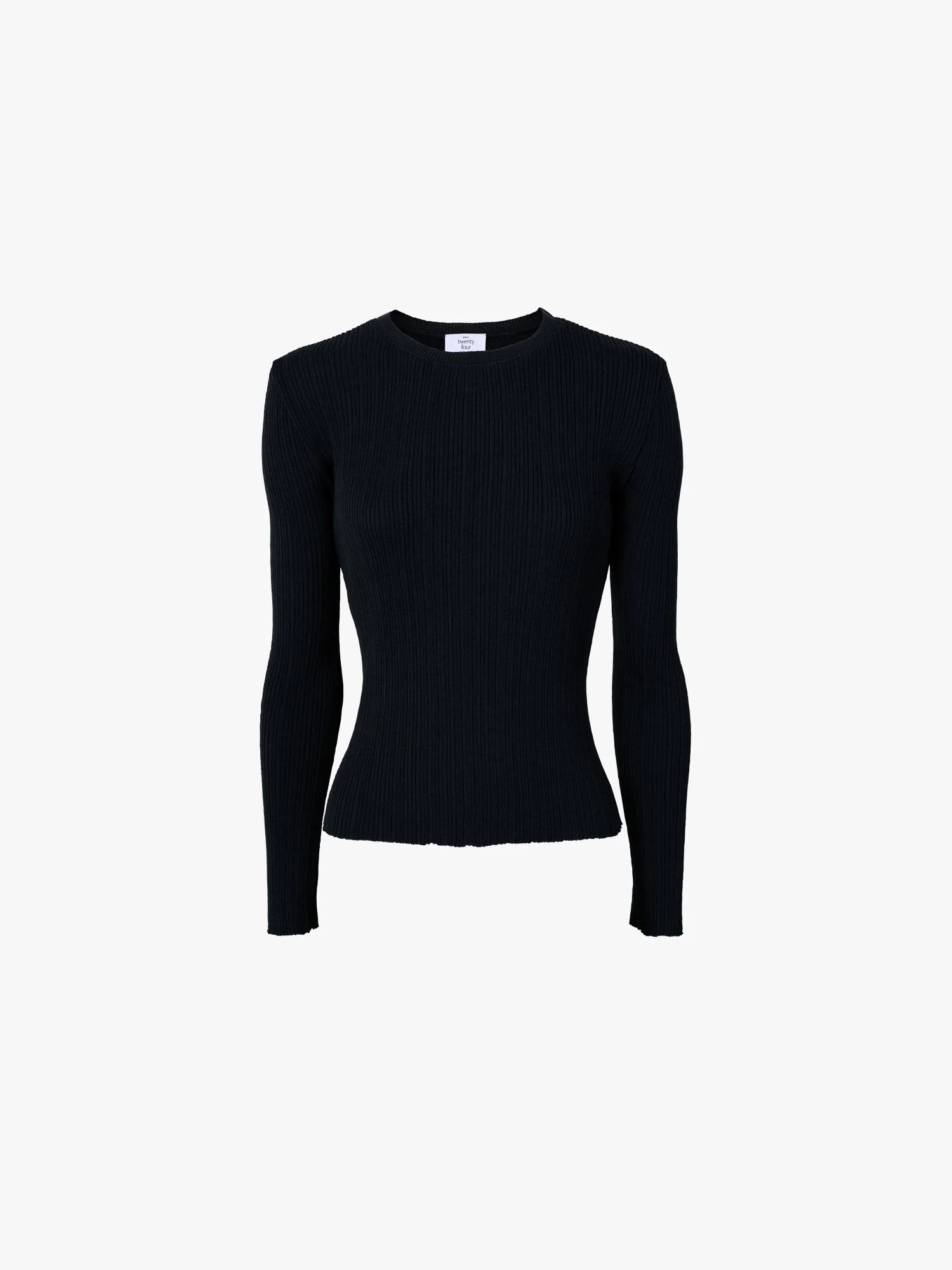 Longsleeve 1.32 Ultrafine Merino/Cashmere Schwarz