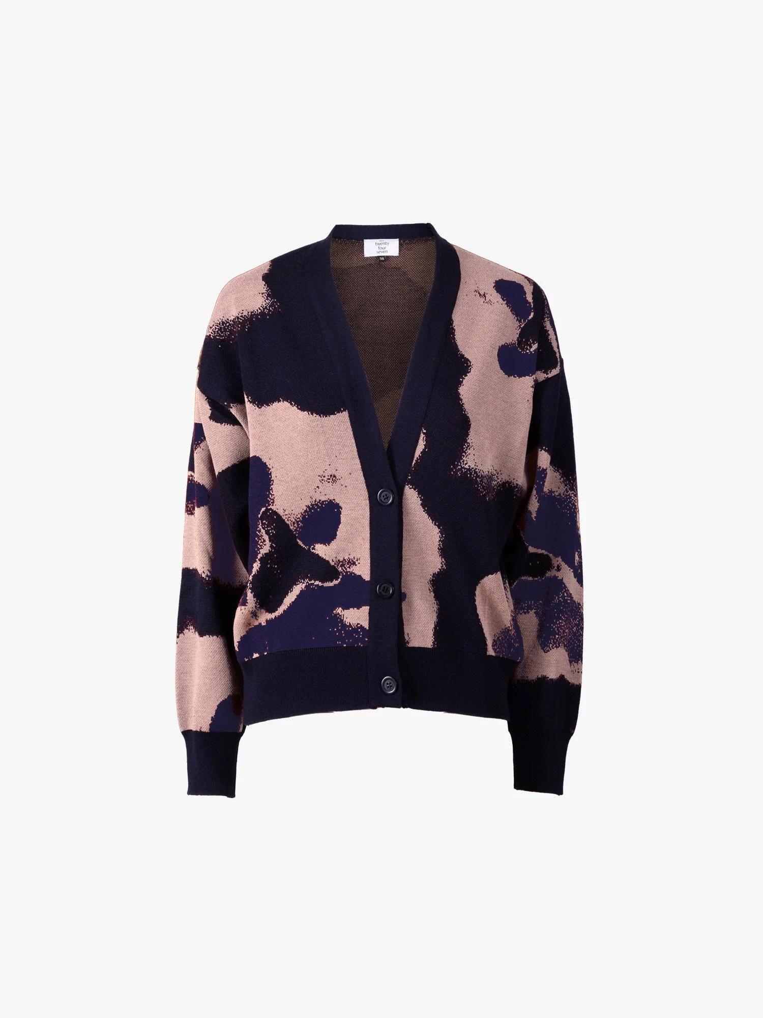 Cardigan 13 „Winter Flowers“ Superfine Merino