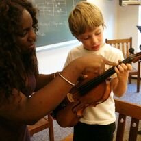 Violin lesson