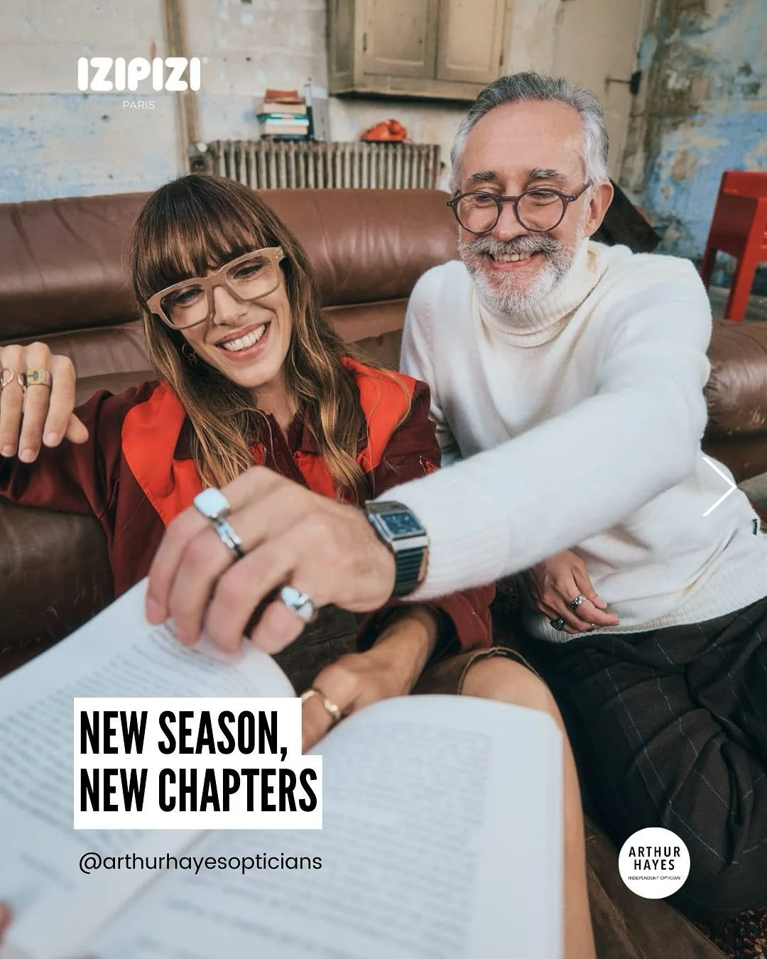 New Season, New Chapters
Escape through words this autumn with Izipizi’s A/W Ready Readers collection – Chapters.
Whether it’s in your favourite café, a cosy corner at home, or your local bookstore, every page becomes a mom