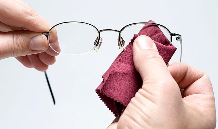 clean your micro-fibre spectacle lens cloth — Arthur Hayes Opticians, East Grinstead
