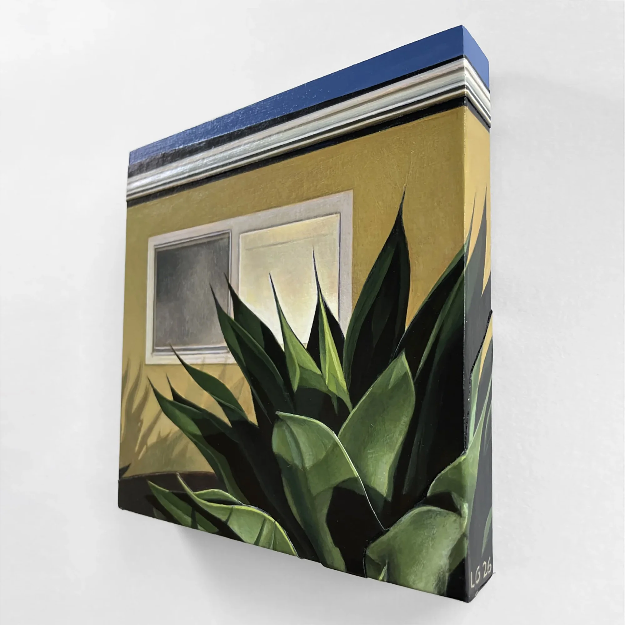 Agave at Night  (side view) 