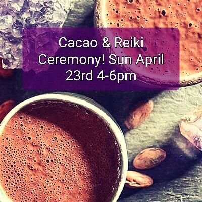 A few spots left for @Keith's Cacao &amp; Reiki Celebration this Sunday from 4-6. 

We're using the amazing Solar eclipse energies for manifesting our 💜 desires! 

Bring a journal, a blanket, an open heart, and an open mind.

Link in bio for tickets