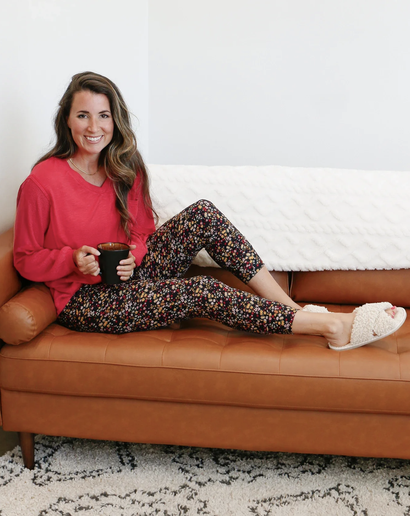 Grace & Lace Summer Weight Live-In Loungers aka Loggers Ditsy Floral