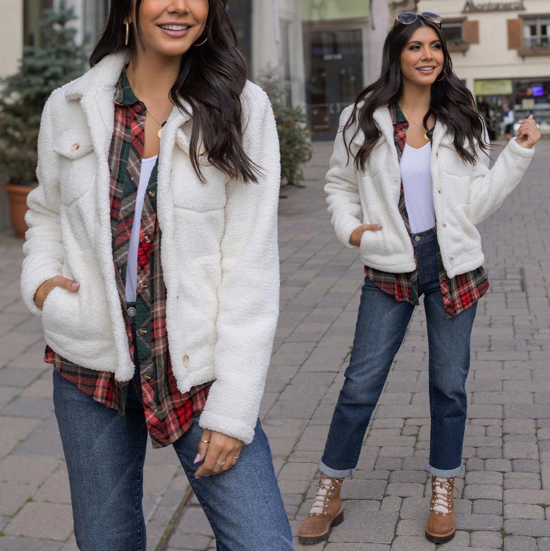 Grace & Lace Fleece Shacket