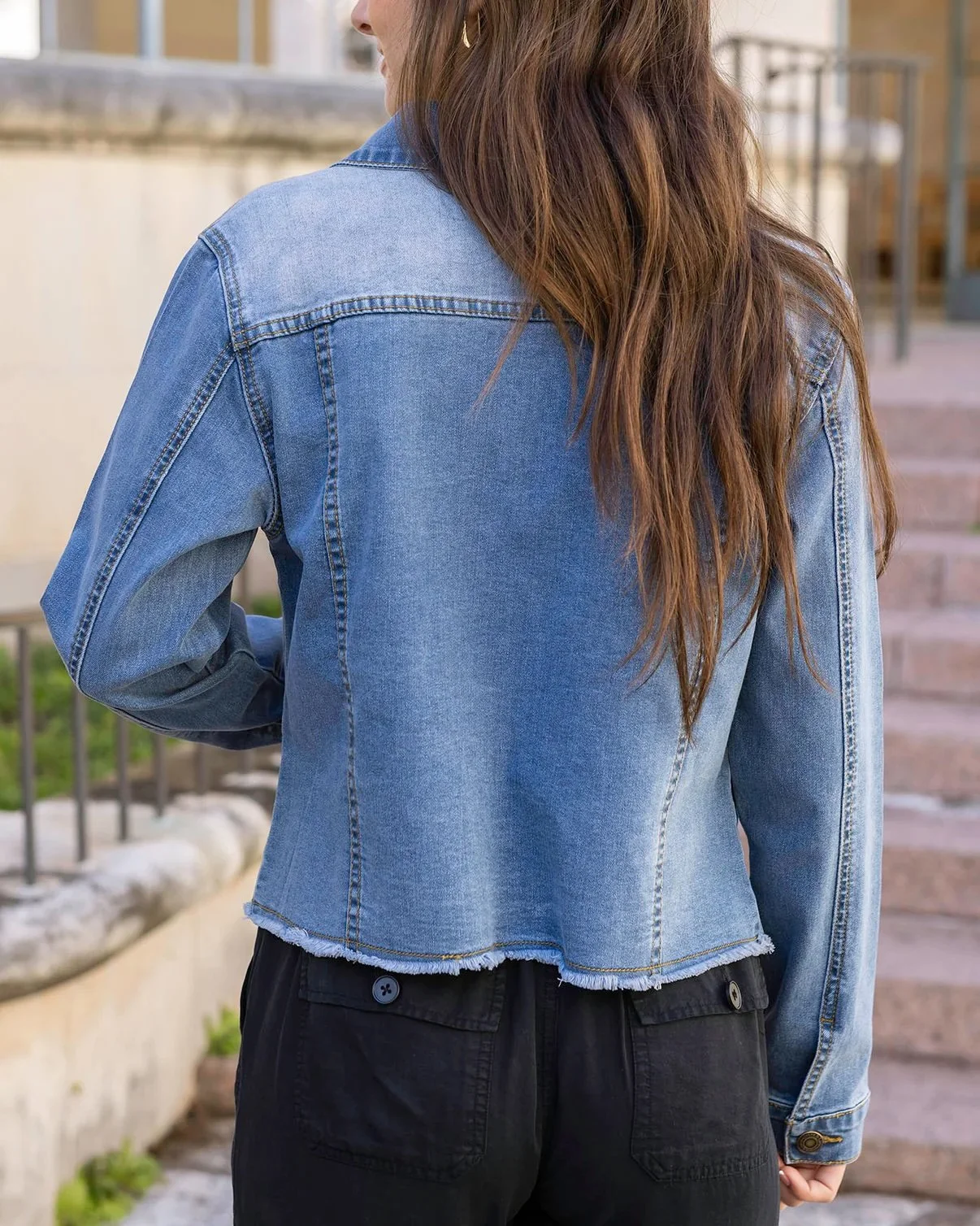 Grace & Lace Soft Wash Denim Jacket