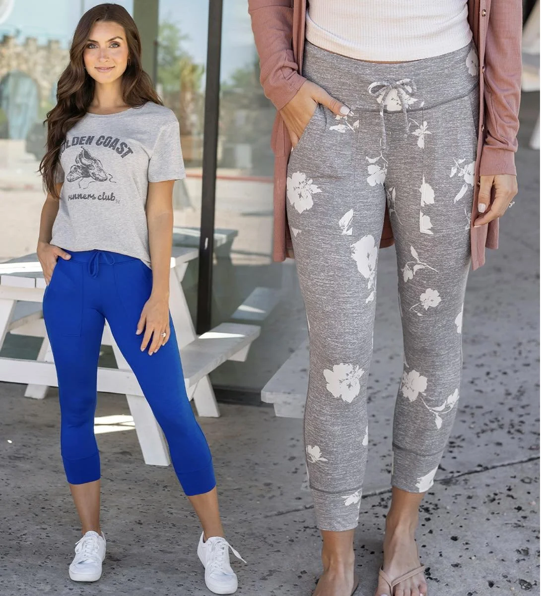 Grace & Lace Cropped Summer Weight Live-in Loungers aka
