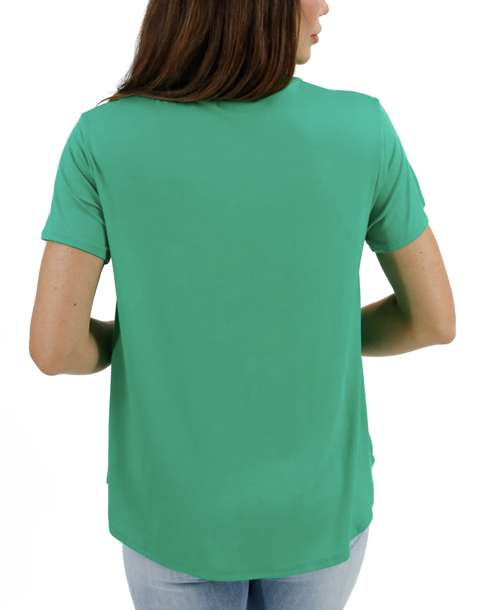 Grace & Lace Perfect Pocket Tee Maui Green