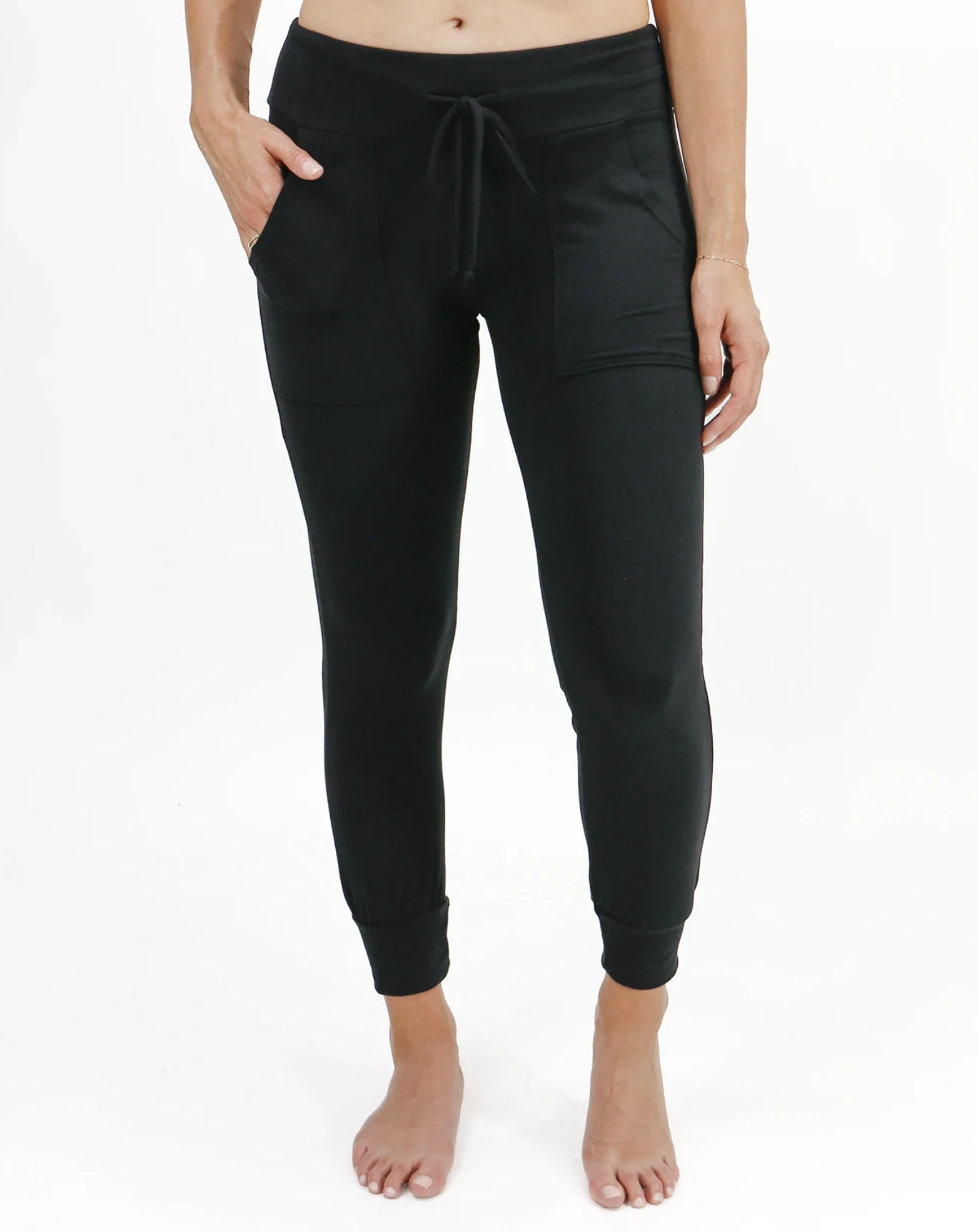 Grace & Lace Summer Weight Live-In Loungers aka Loggers Black