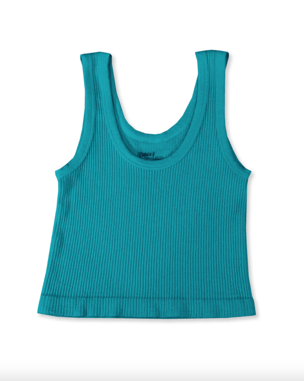 Grace & Lace Scoop Neck Brami Teal