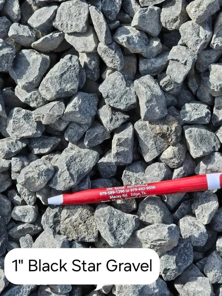 1 " Black Star Gravel