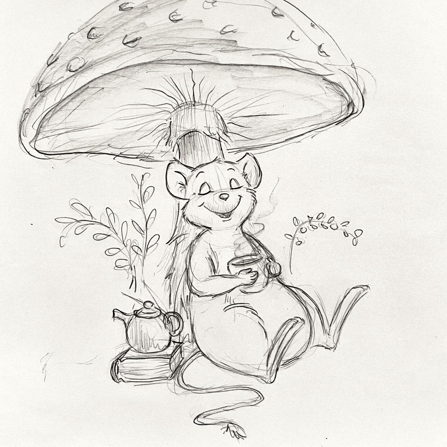 Amongst a pile of forgotten sketches from last autumn, I found this whimsical little mouse. I&rsquo;m currently experimenting with watercolours so I&rsquo;m thinking this might be a fun design to play with this week 🍄🎨🐭☺️

#hannahnichollsart #wood