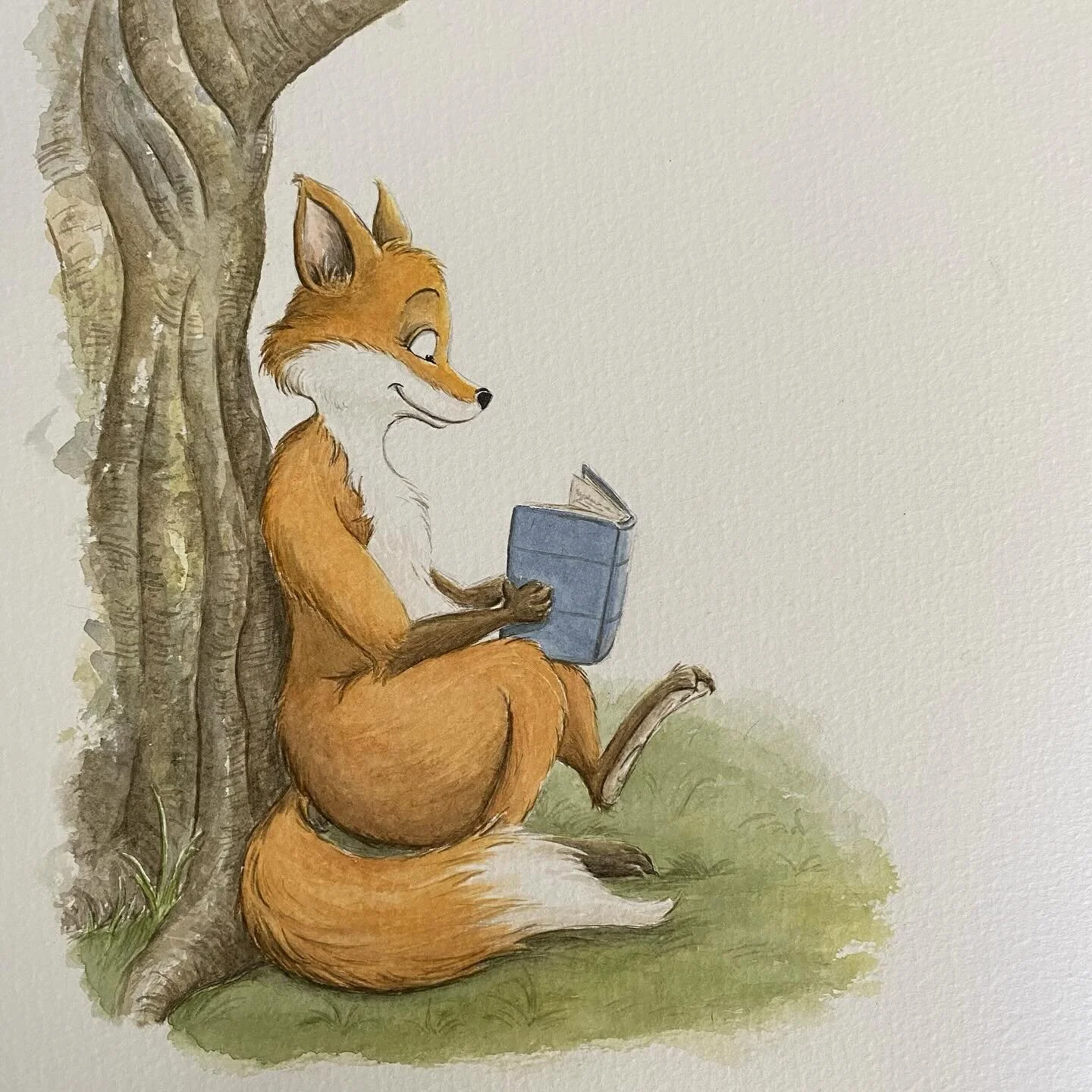 Happy World Book Day! 📚 #watercolourwhimsy #hannahnichollsart #worldbookday #worldbookday2024  #bookstagram #bookwormcubbies #watercolourinspiration #woodlandwalk