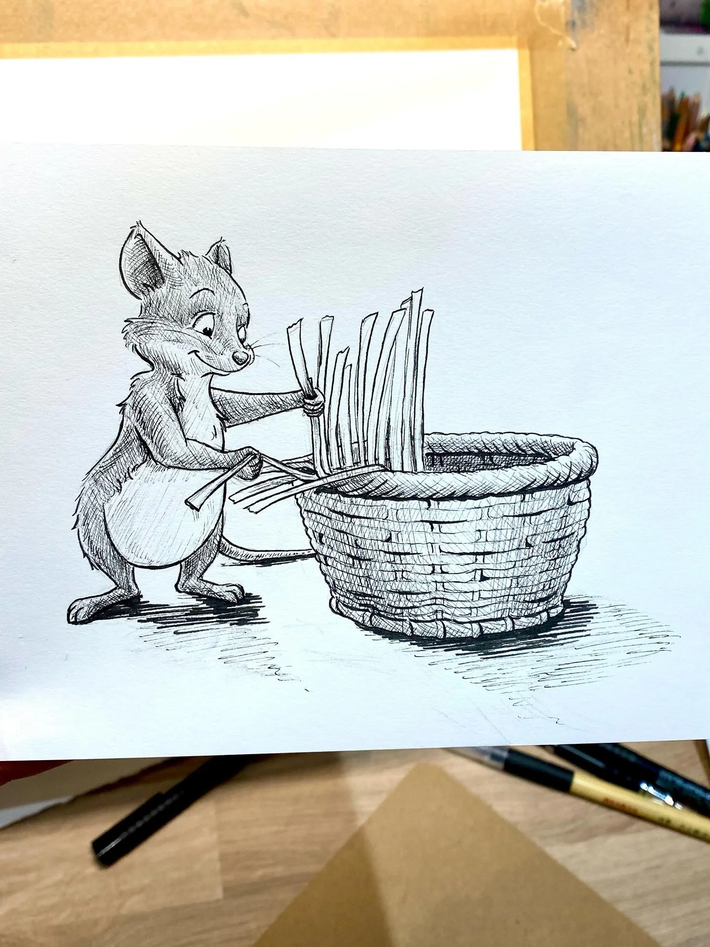 🖤 Inktober Day 2 - Weave! 🖤✒️

This one is my own woodland animal character design for day 2! I&rsquo;m really pleased with the design 🐭 but my hatching is so so sloppy 🫣. Better work on that tomorrow!

Also, I didn&rsquo;t have time to really st