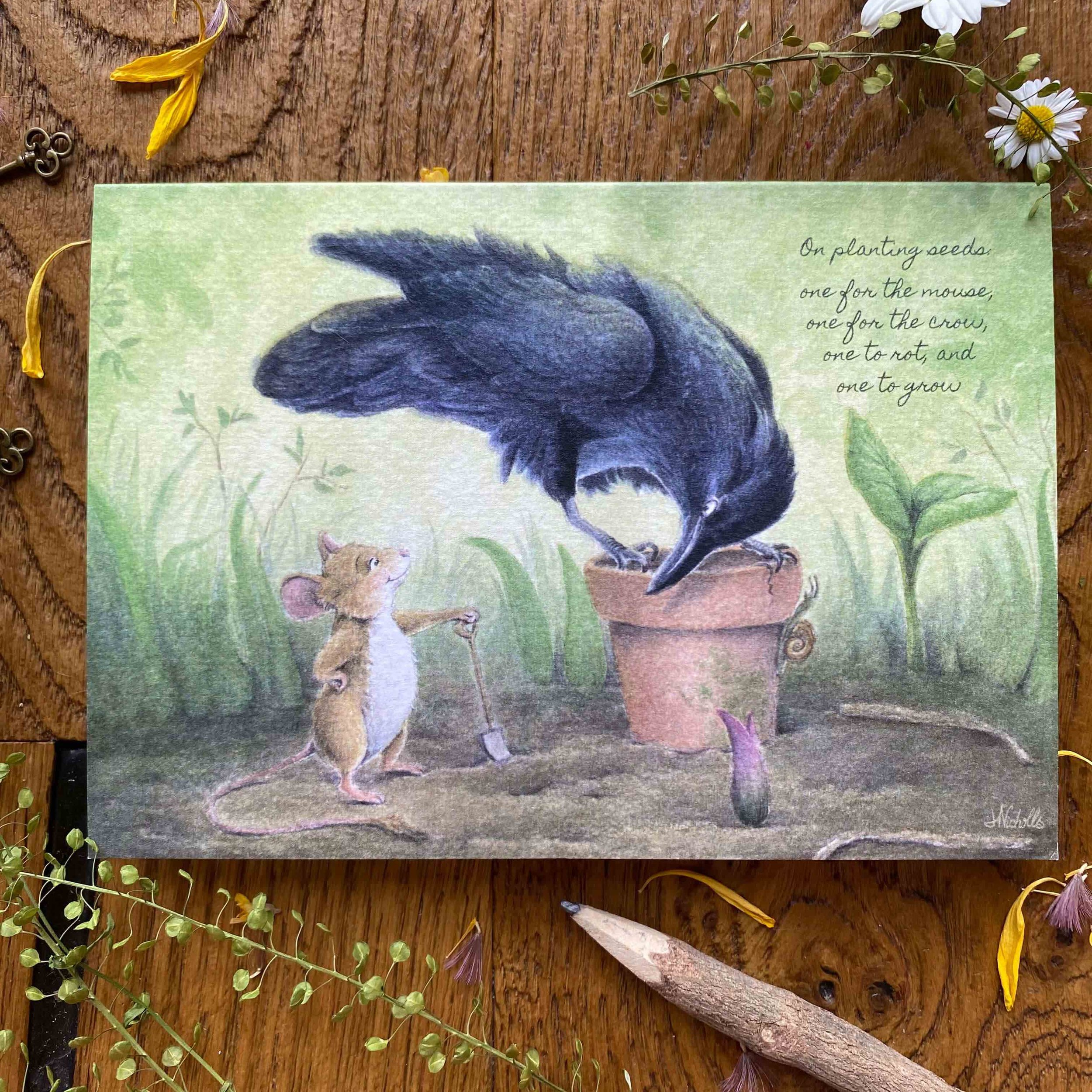 Planting Seeds Greeting Card