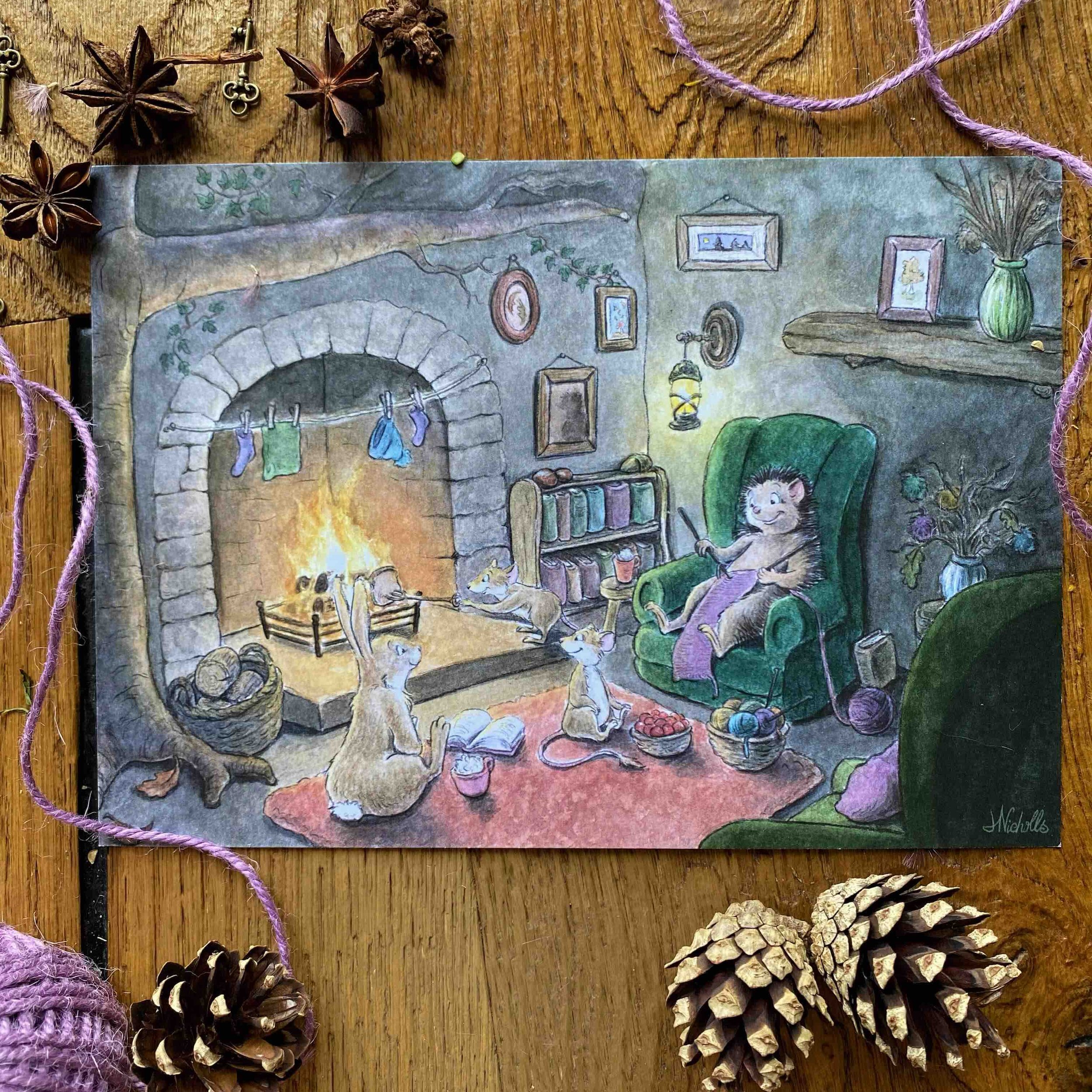 cosy-woodland-fireplace-a5-print.jpeg