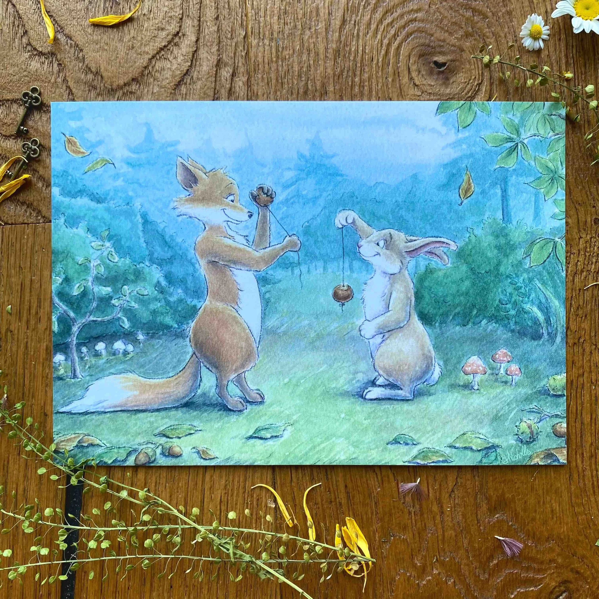conkers-fox-bunny-a5-print.jpeg