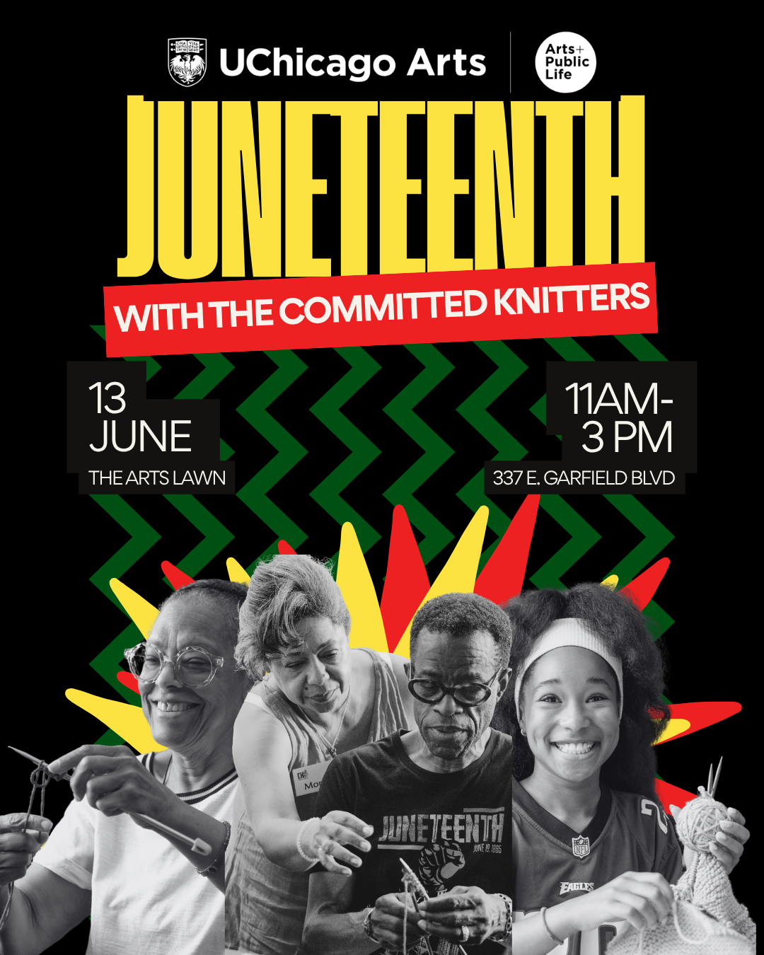 Juneteenth with the Committed Knitters