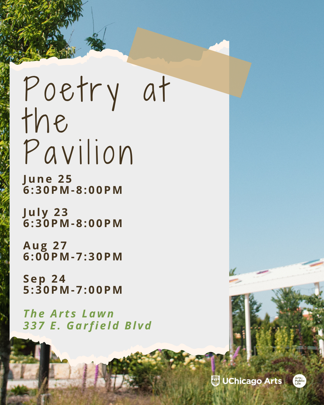 Poetry at the Pavilion