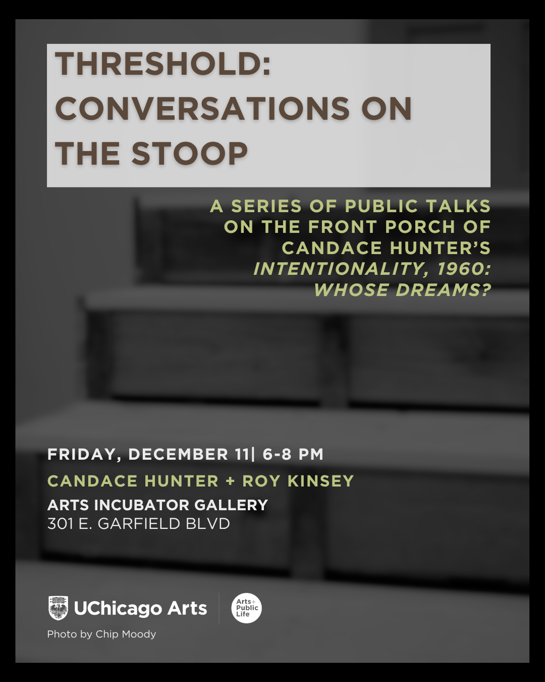 Threshold: Conversations on the Stoop: Candace Hunter + Roy Kinsey