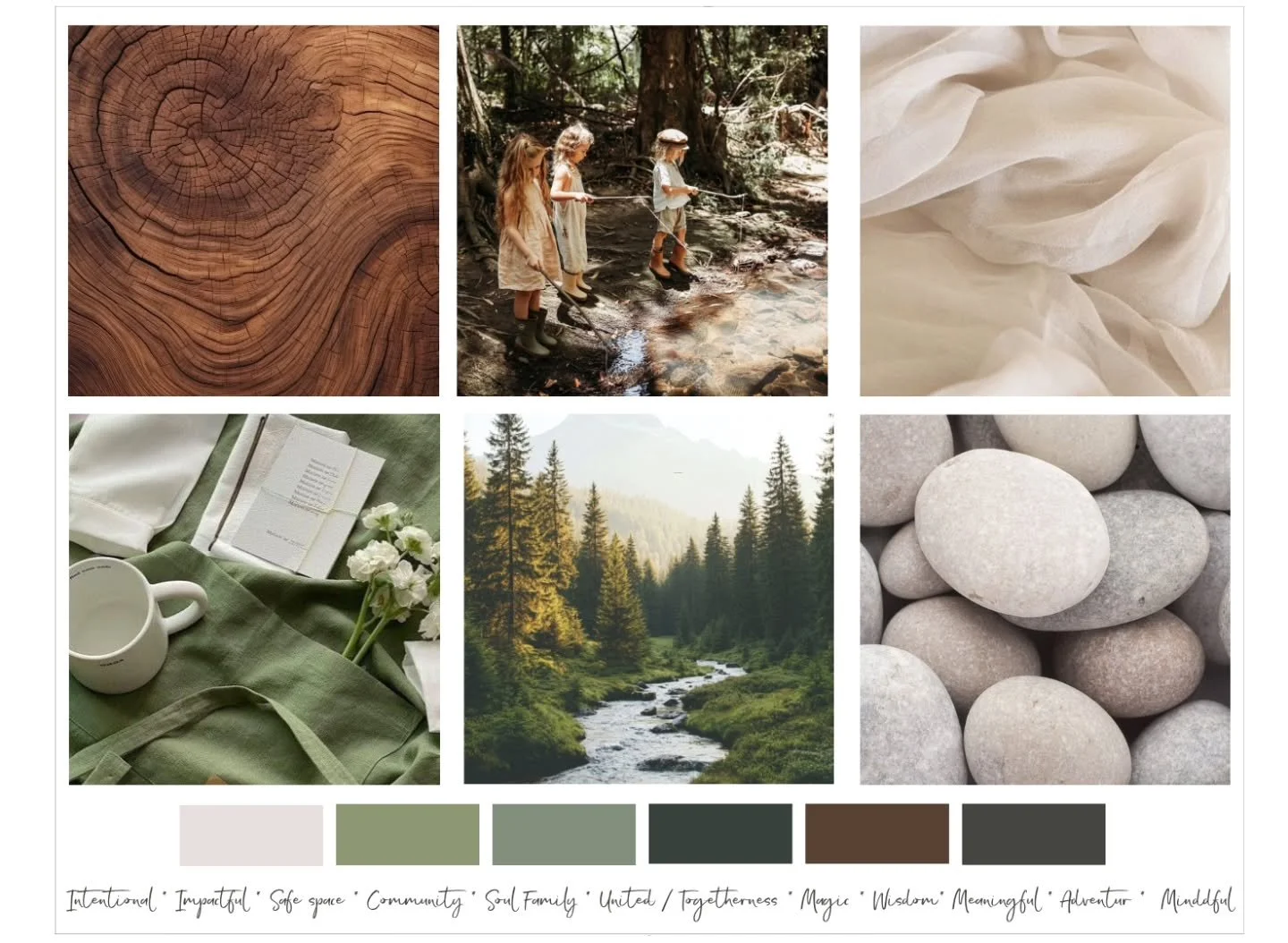 Presenting @childofthewildnorthumberland 3 location Forest School moodboard. This one is going to be spectacular.