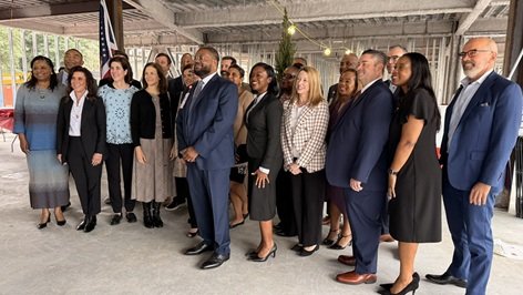 Crestview celebrates topping out thanks to Power of Grady donors