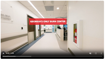Tour Grady’s updated Burn Center
