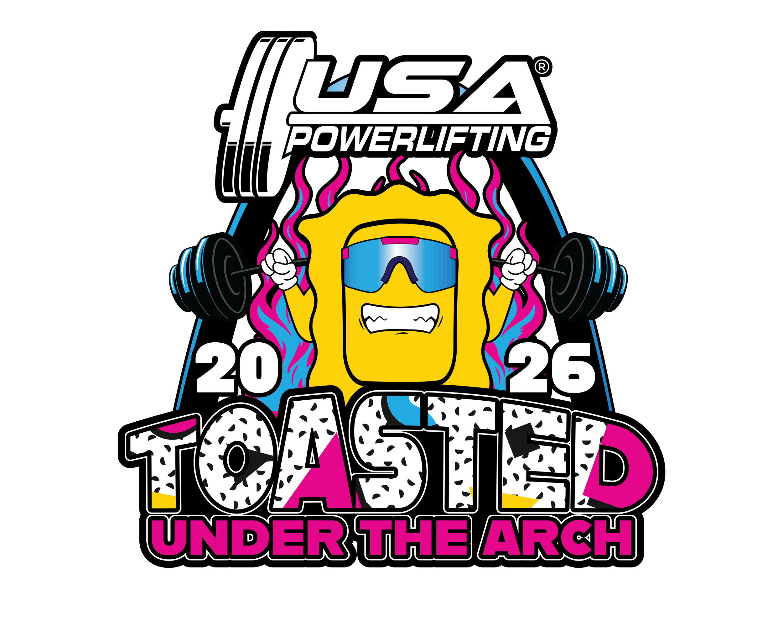 2026 USA Powerlifting Toasted Under The Arch