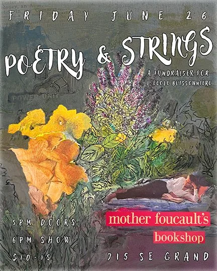 Poetry & Strings | A fundraiser for L’école buissonnière