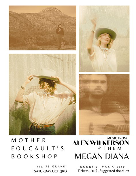CONCERT : ALEX WILKERSON &amp; THEM MEGAN DIANA