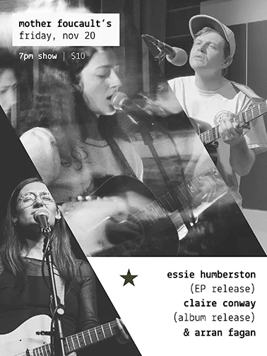 Concert: Claire Conway, Arran Fagan & Essie Hum