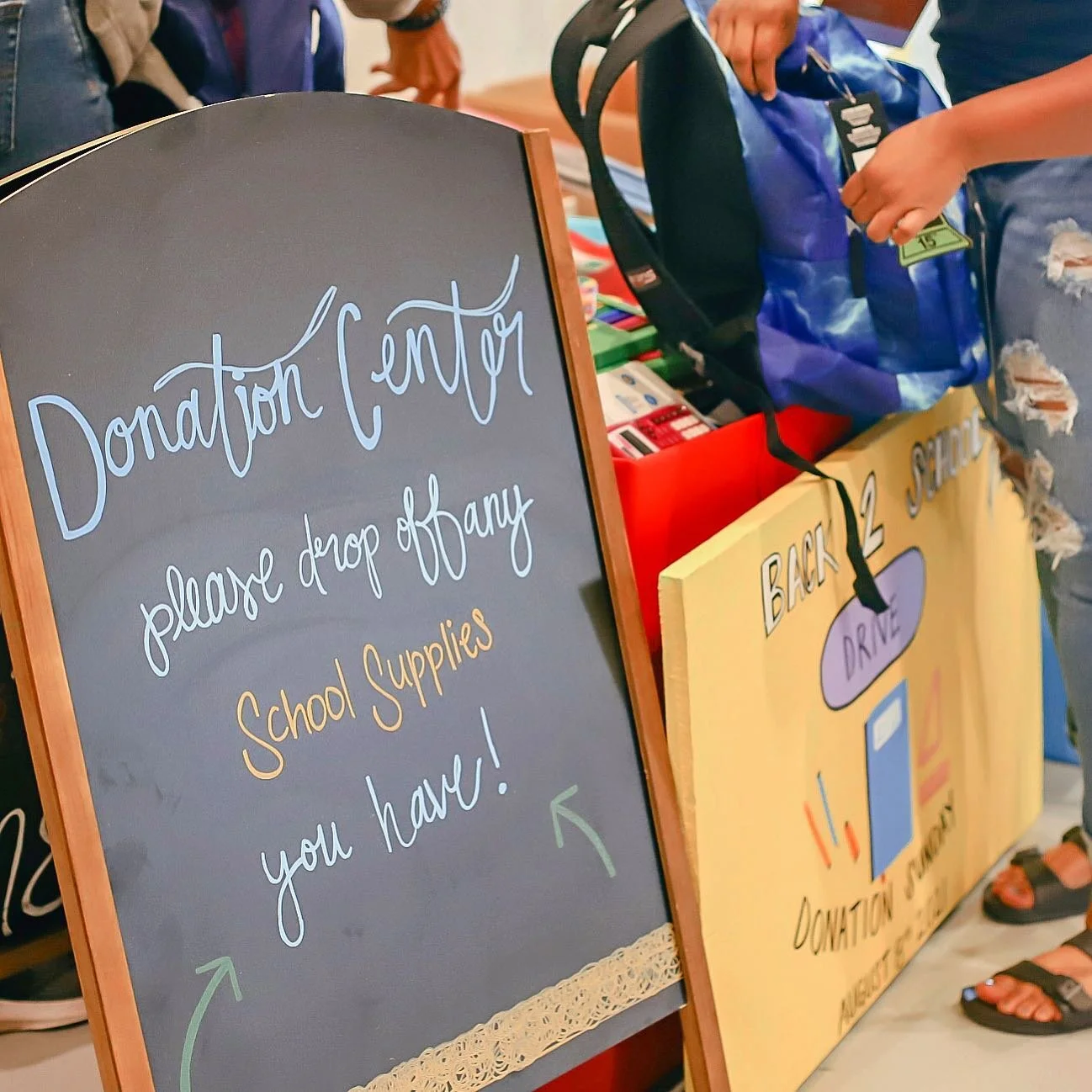 THANKS TO YOU 🎉
Awaken Church partnered with a local nonprofit for a back-to-school drive. Thanks to you, we donated HUNDREDS of school supplies & book bags. These donations are given as resources to kids in kinship care to empower these famili