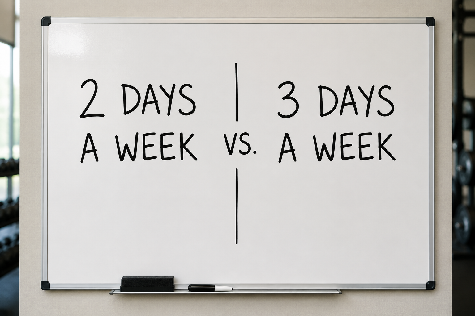 Why Training 3 Days a Week Gets Better Results Than 2