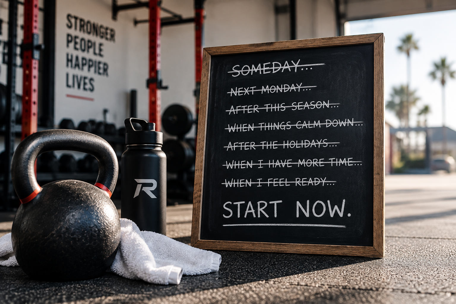There’s never a perfect time to start a training program.