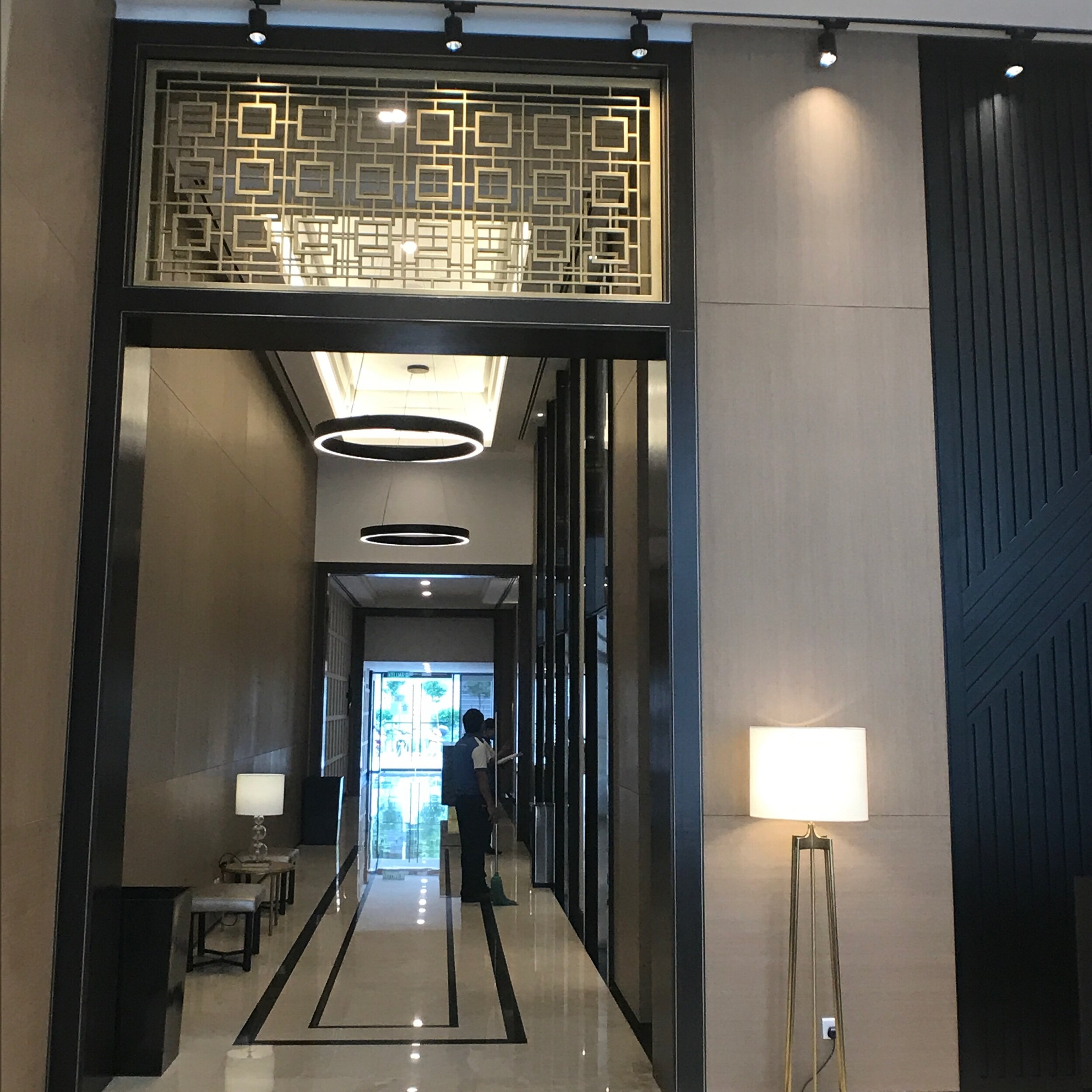 Ground floor lift lobby