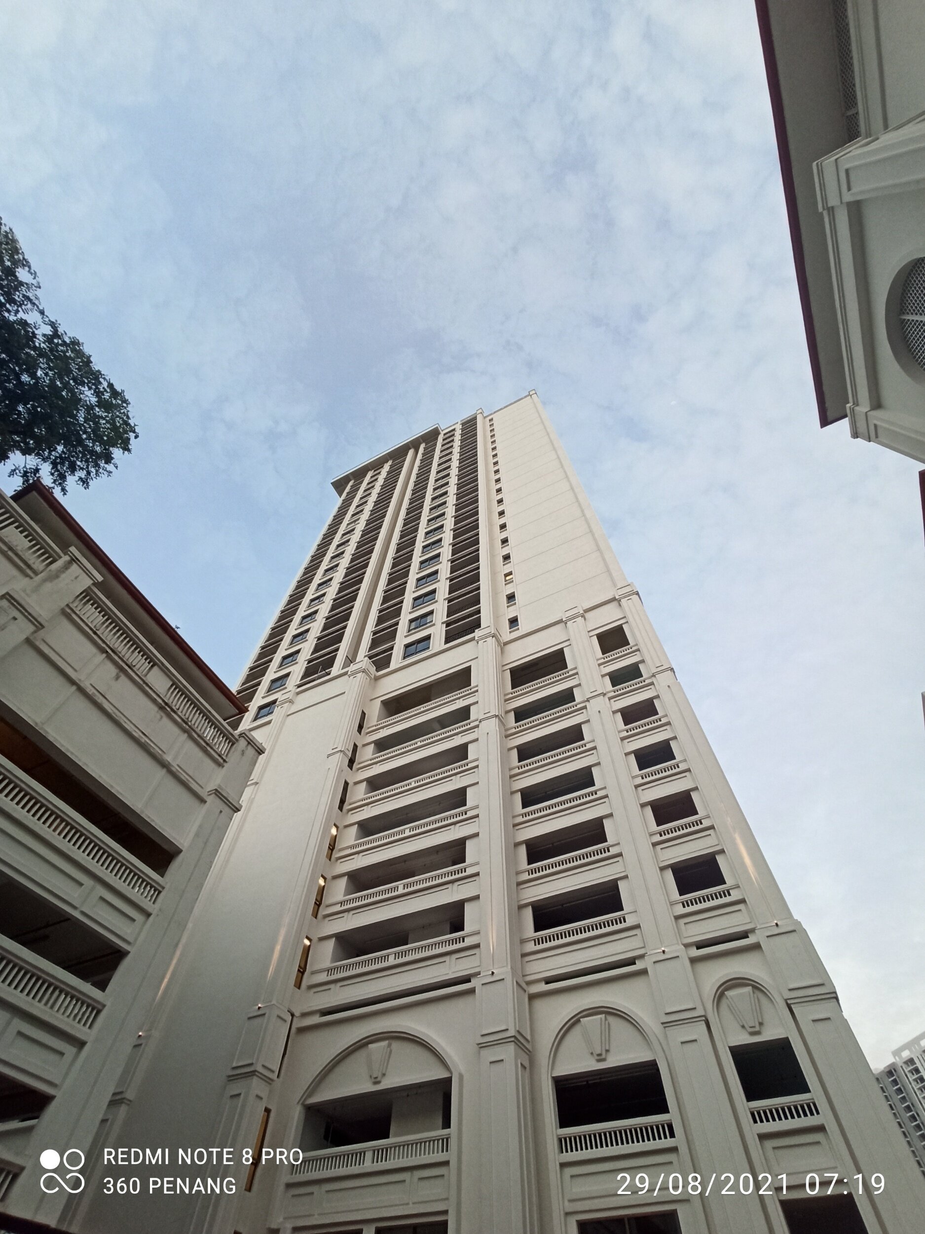 Facade of Straits Residences