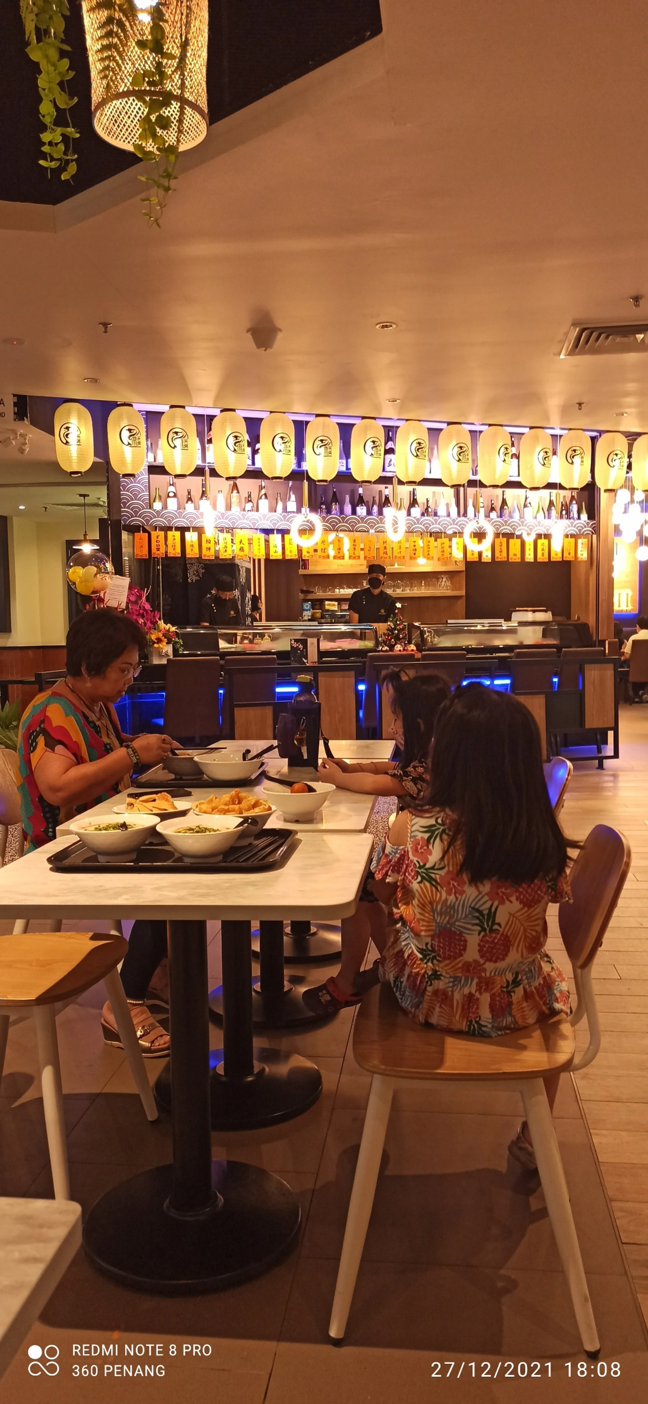 View from the food court