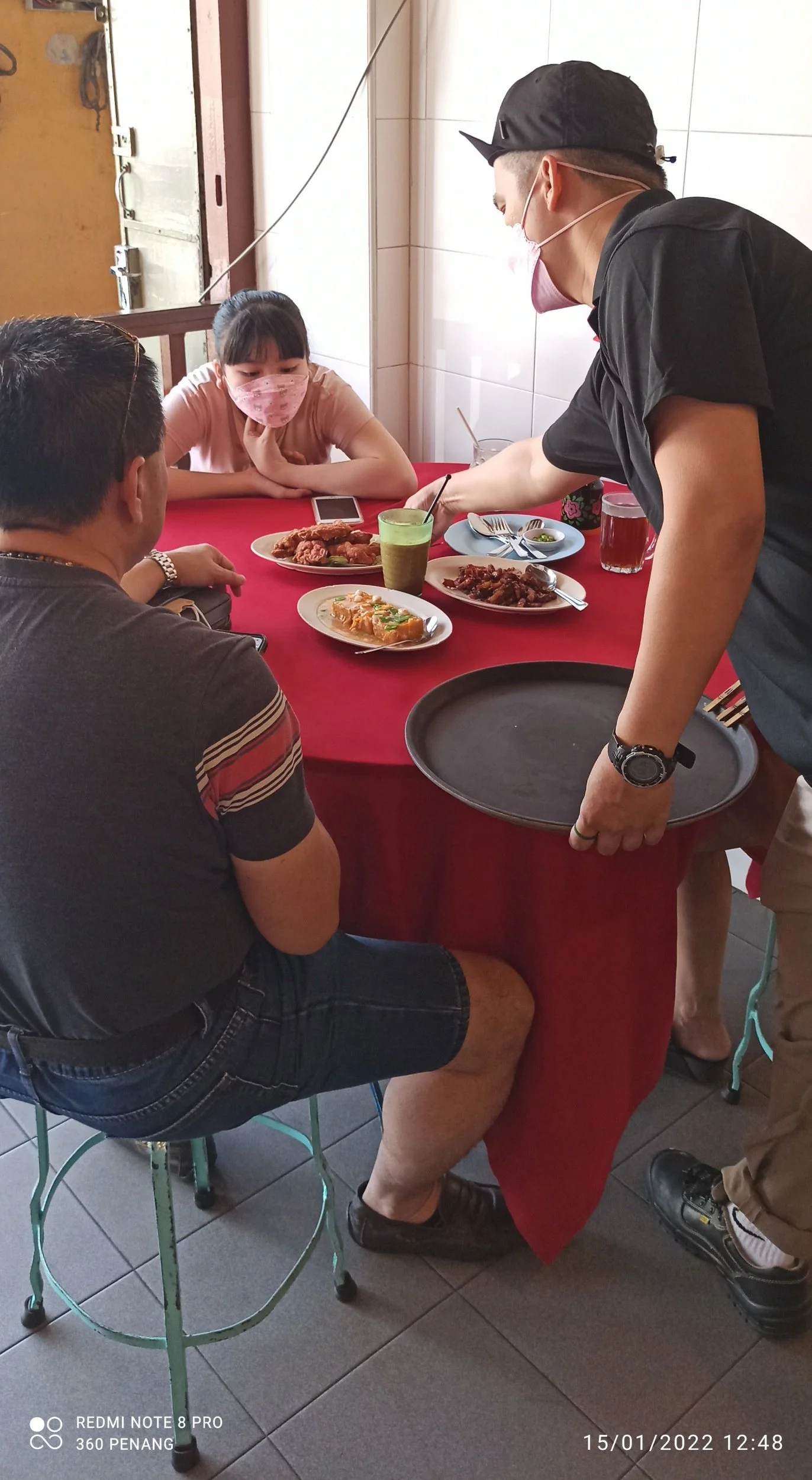 She is probably thinking, "Portions are small" 😜
