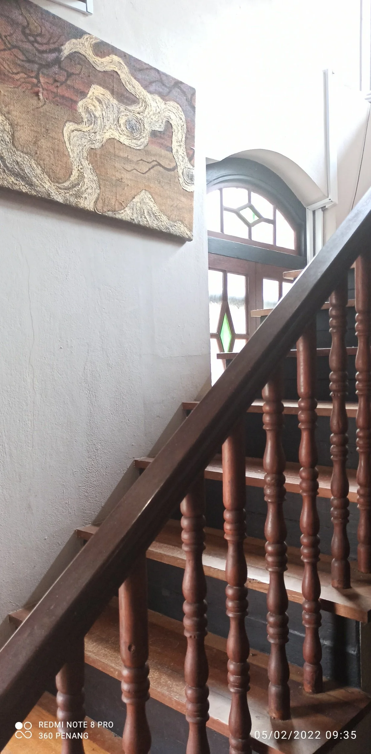 Staircase to upper floor