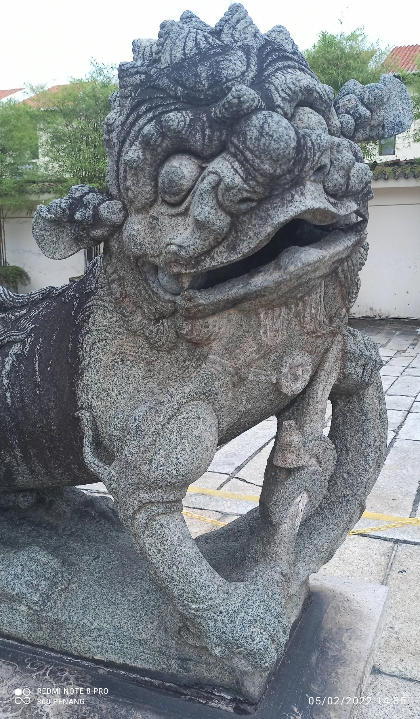 Stone lion guardian