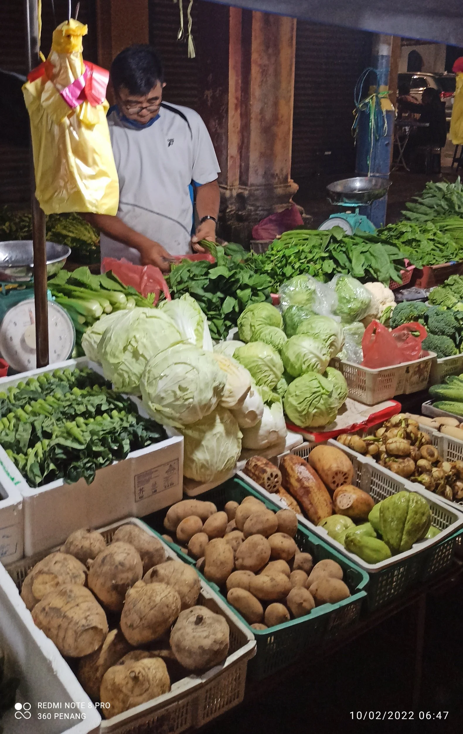 Vegetable stall