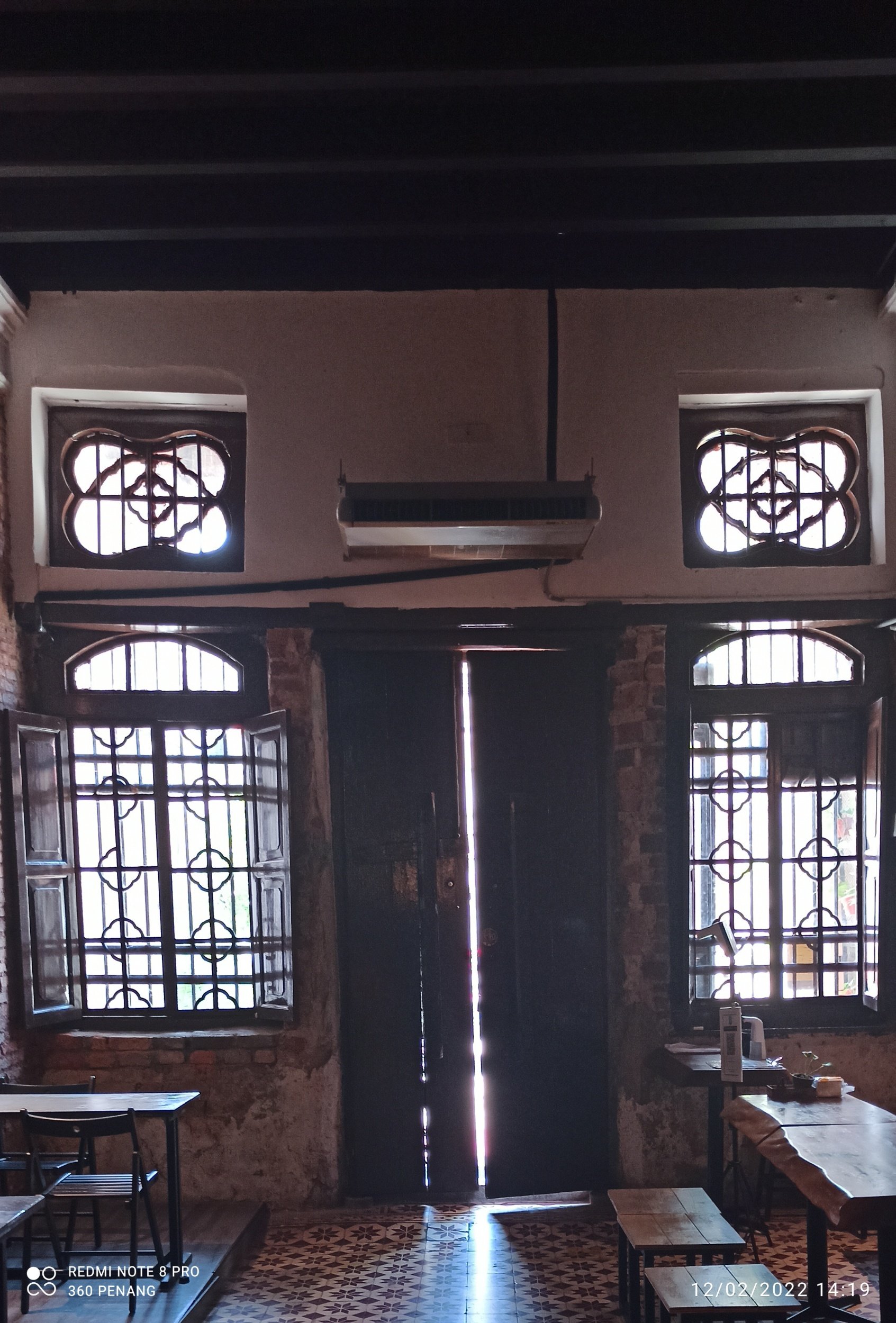 Interior looking to entrance