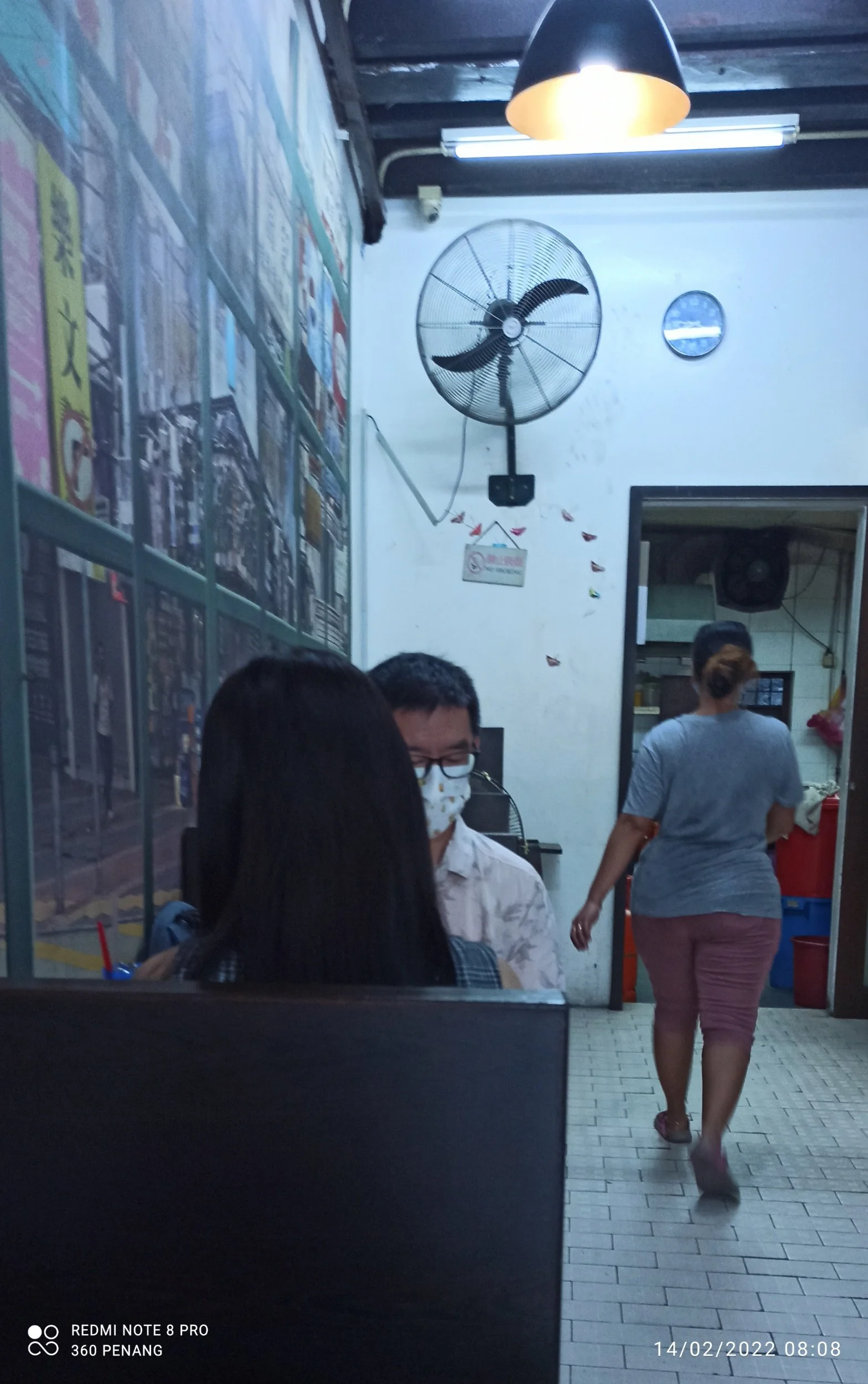 Customers in old skool dining booth